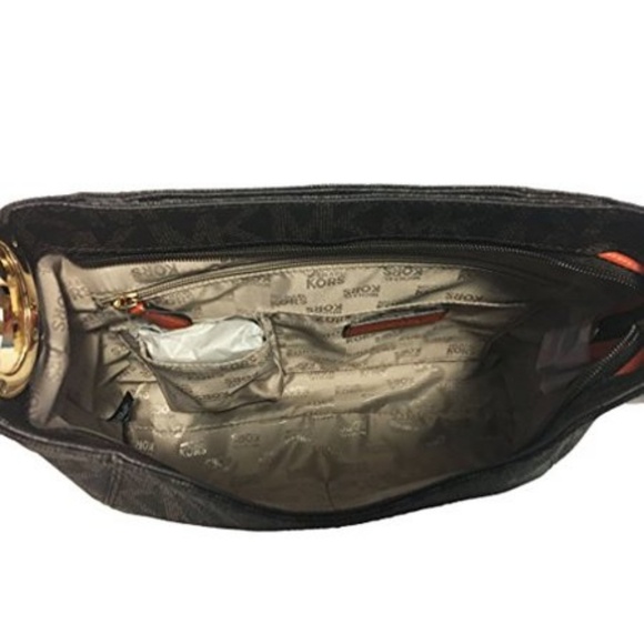 MICHAEL KORS FULTON MEDIUM BAG, BROWN/TANGERINE - Picture 3 of 7